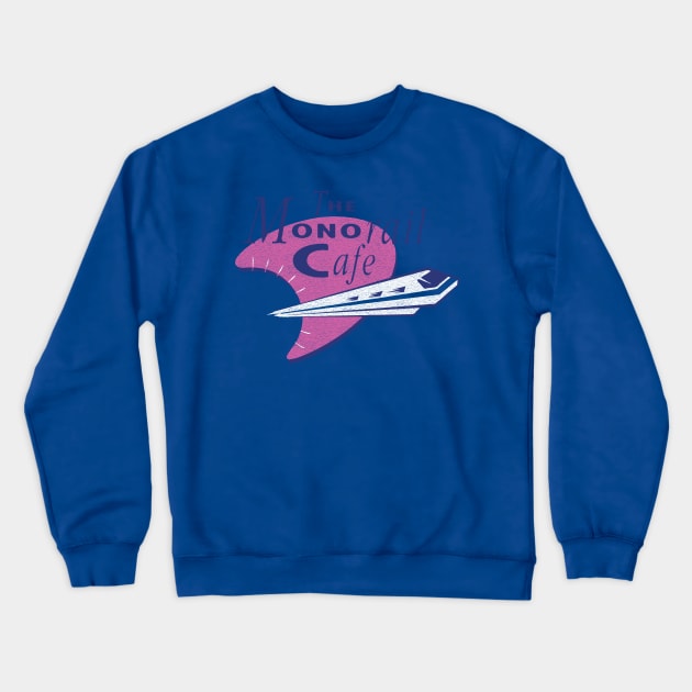 Monorail Cafe Crewneck Sweatshirt by Heyday Threads